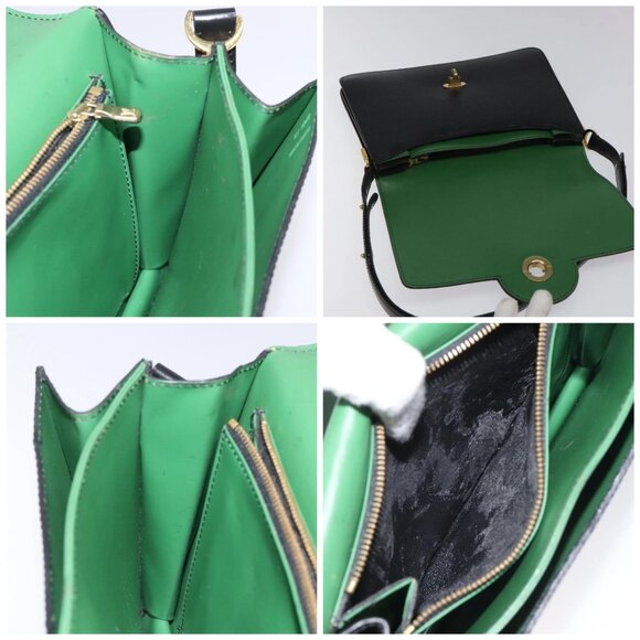 LOUIS VUITTON Epi Free Run Shoulder Bag Green Black M52414 LV Auth 115150 - Picture 15 of 16